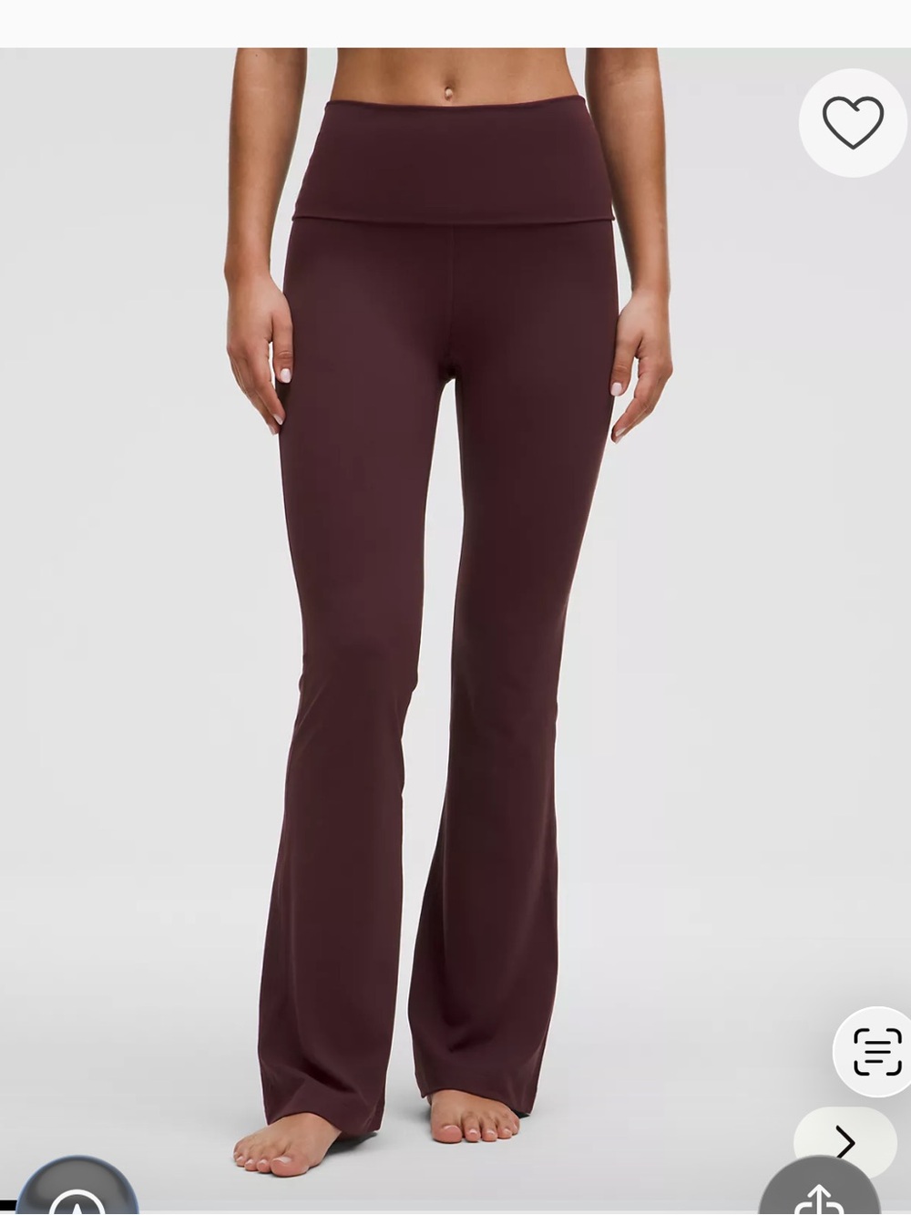 lululemon athletica Plum High-Rise Flare Leggings